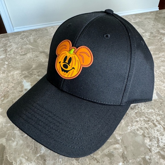 Disney Parks Adult Mickey Halloween Pumpkin Adjustable Baseball Hat (OS) - Picture 1 of 10